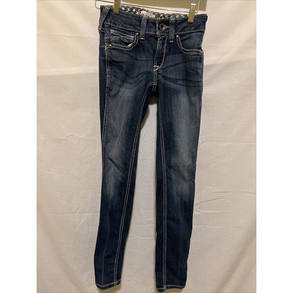 Ariat Real Denim Jeans Women's Size 25R Low Rise Straight Skinny Western